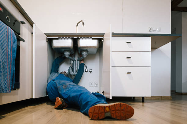 Professional Leak Detection technician working in Union Mills, NC